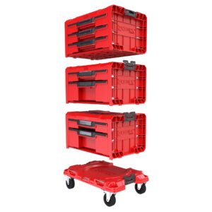 Qbrick System PRO RED Drawer Workshop SET 3