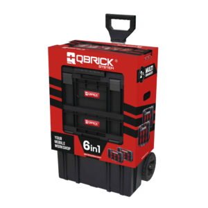 Zestaw skrzyń narzędziowych na kółkach Qbrick System TWO SET 6w1