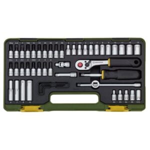 Zestaw kluczy do mechaniki precyzyjnej z grzechotką 1/4" PROXXON PR23280 - 50 elementów