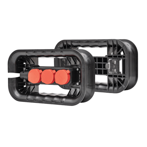 Nawijak na kabel z 3 gniazdami Qbrick System Custom SET - obrazek 2