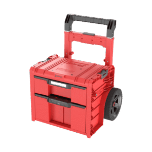 Mobilna skrzynka z szufladami Qbrick System PRO Cart 2.0 Plus Drawer 2 RED Ultra HD