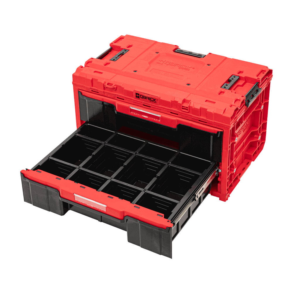 Skrzynia narzędziowa Qbrick System ONE Drawer 2 Toolbox 2.0 RED Ultra HD - obrazek 3