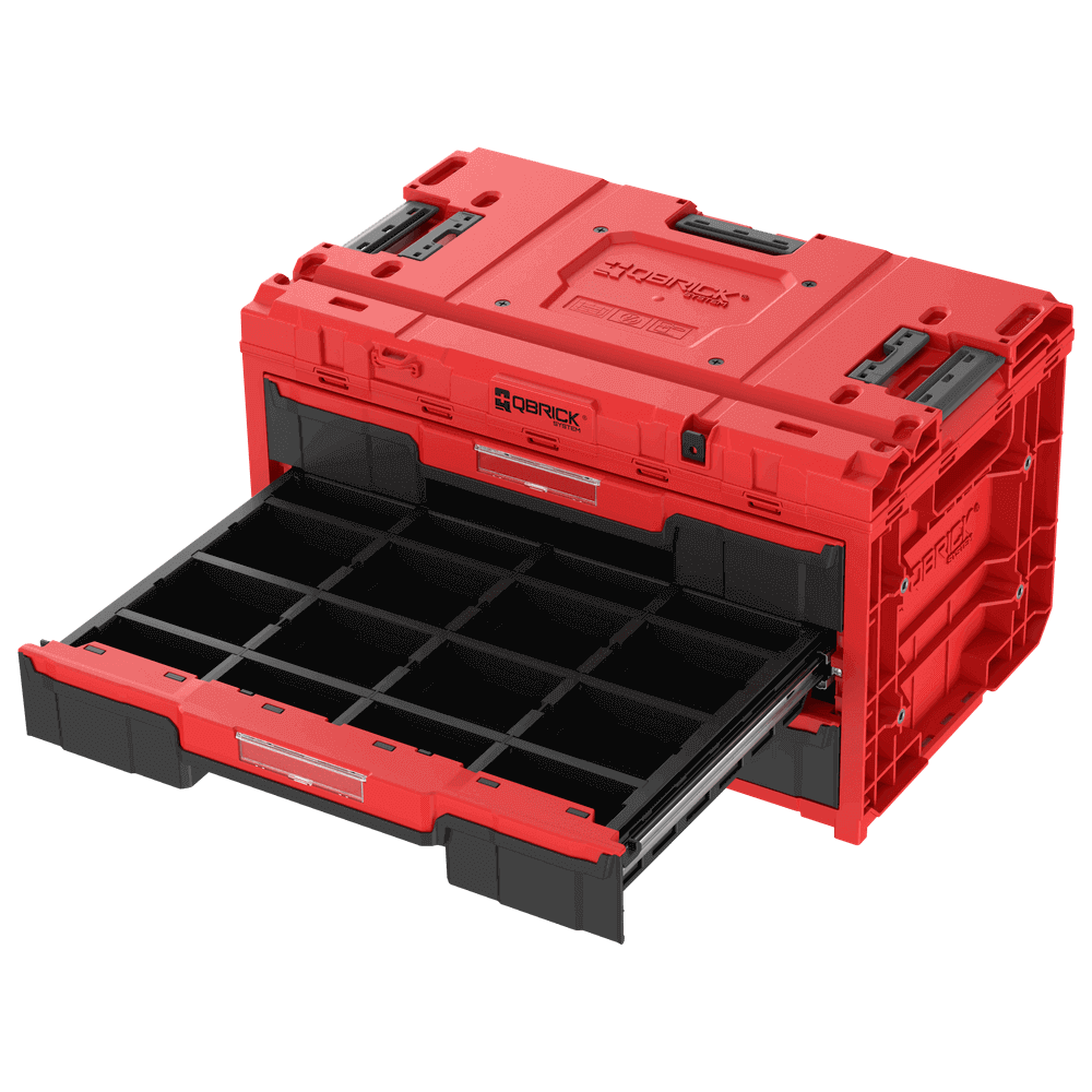 Skrzynia narzędziowa Qbrick System ONE Drawer 3 Toolbox 2.0 RED Ultra HD - obrazek 3